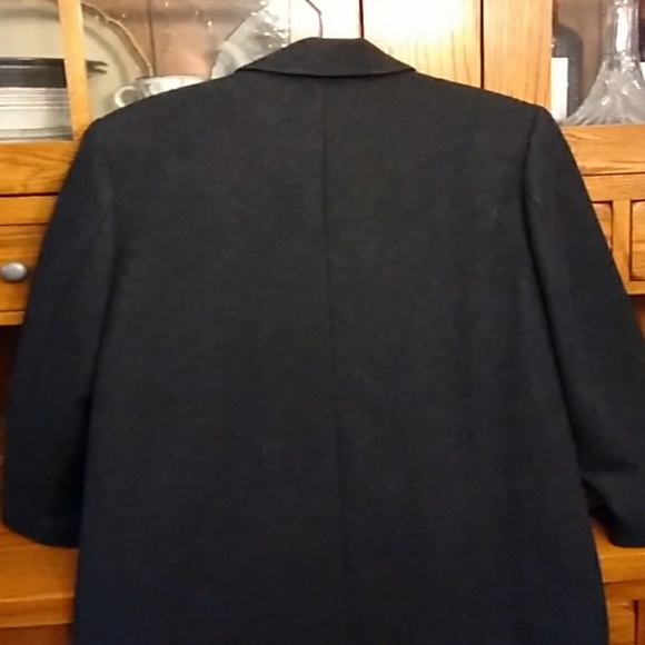 Men's long wool dress coat - Picture 5 of 5